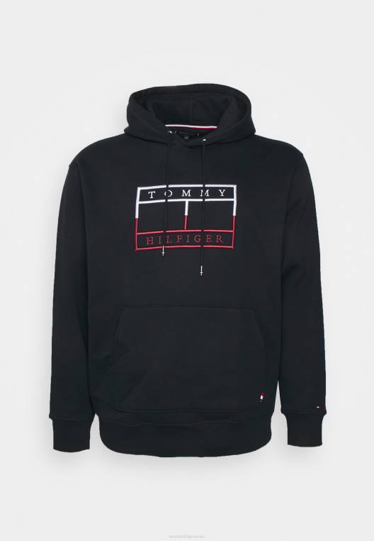 סווטשירט קפוצ'ון מתאר דגל NX204626 שמיים מדבריים Tommy Hilfiger