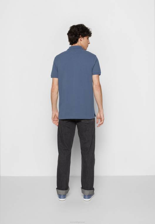חולצת פולו רגילה עם כיס NX204628 אִינדִיגוֹ Tommy Hilfiger