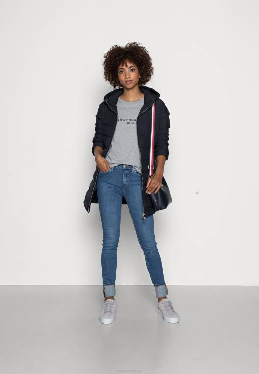 חולצה מודפסת NX204654 אפור בהיר Tommy Hilfiger