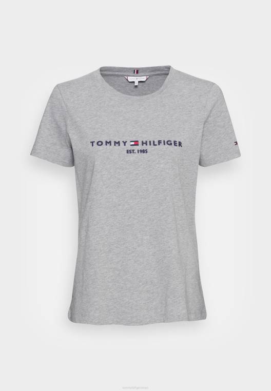 חולצה מודפסת NX204654 אפור בהיר Tommy Hilfiger