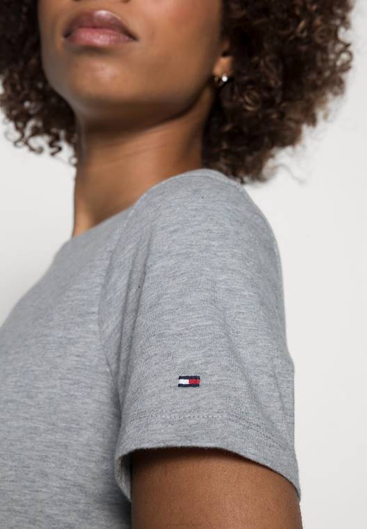 חולצה מודפסת NX204654 אפור בהיר Tommy Hilfiger