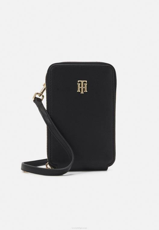 ארנק טלפון נצחי על פני תיק הגוף NX204667 שָׁחוֹר Tommy Hilfiger