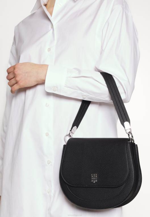 אוכף אלמנט על פני תיק הגוף NX204684 שָׁחוֹר Tommy Hilfiger