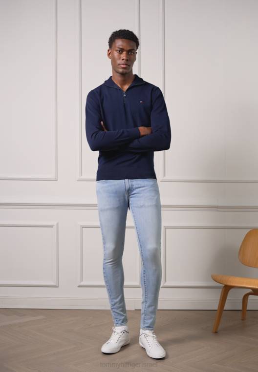 מגשר מדמה עם רוכסן NX204690 שמיים מדבריים Tommy Hilfiger