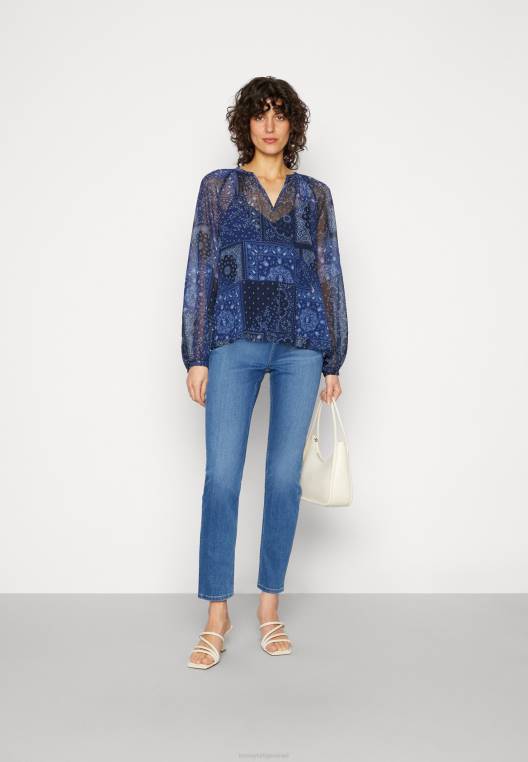 חולצת פייזלי חולצת פלטה NX204701 שמיים מדבריים Tommy Hilfiger