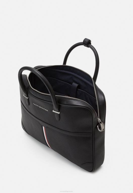 תיק מחשב דק דק במרכז העיר NX204724 שָׁחוֹר Tommy Hilfiger
