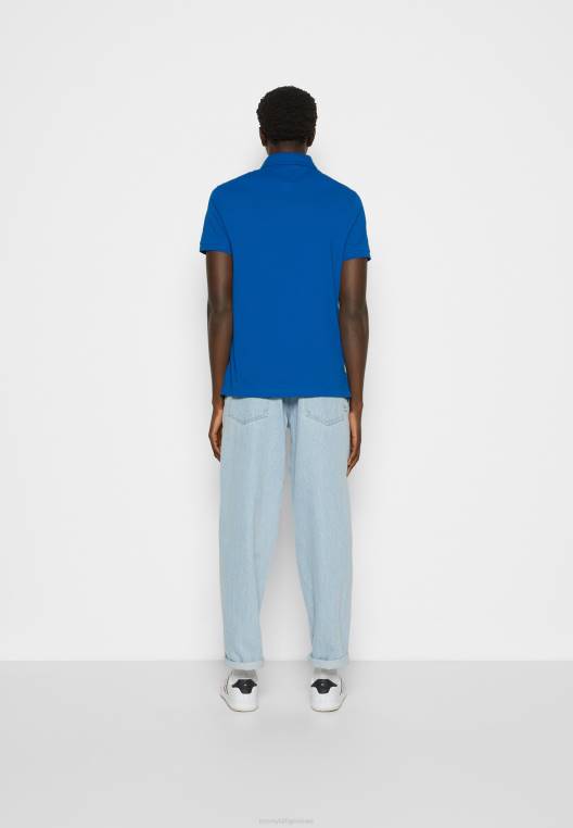 חולצת פולו רגילה NX204725 אי יווני כחול Tommy Hilfiger