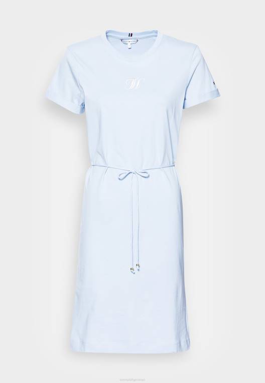 שמלת ג'רסי שמלה רגילה NX204742 כחול מבריז Tommy Hilfiger