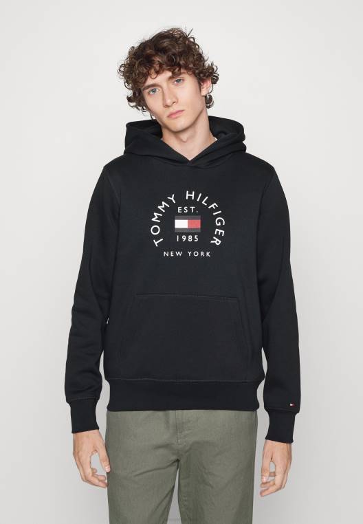סווטשירט קפוצ'ון דגל NX204747 שמיים מדבריים Tommy Hilfiger