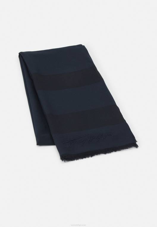 צעיף רך איקוני NX204754 שמיים מדבריים Tommy Hilfiger