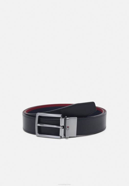 חגורה הפיכה דנטון NX204761 אדום תאגידי/צי Tommy Hilfiger