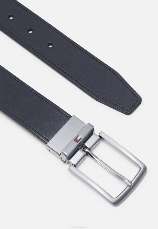 חגורה הפיכה דנטון NX204761 אדום תאגידי/צי Tommy Hilfiger