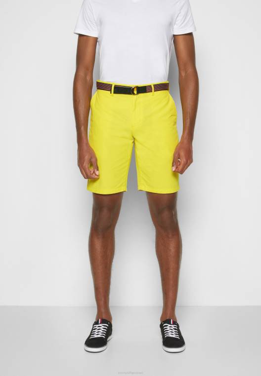 מכנסי חגורת הארלם NX204765 צהוב הדרים Tommy Hilfiger