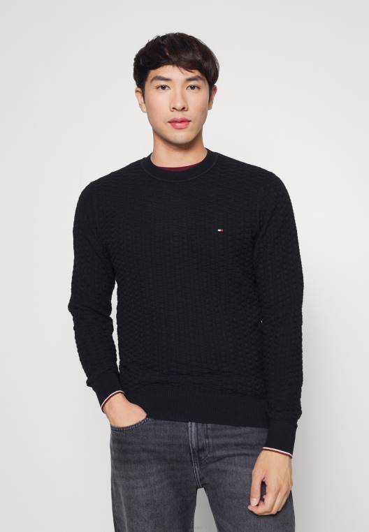 מגשר מבנה מוגזם NX204768 שָׁחוֹר Tommy Hilfiger