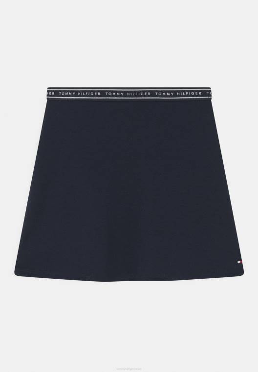 חצאית מיני טייפ פונטו NX204770 שמיים מדבריים Tommy Hilfiger