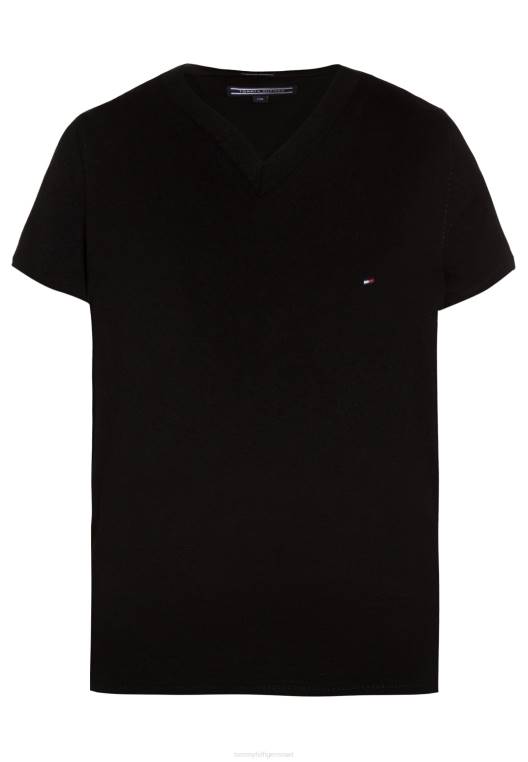 חולצת טריקו בסיסית לבנים NX204797 מטאוריט Tommy Hilfiger