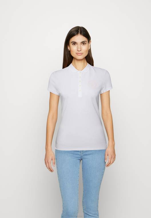 חולצת פולו עיגול דקה NX204811 אופטי לבן Tommy Hilfiger