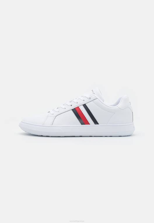 מאמני פסי גביע ארגוני NX204829 לבן Tommy Hilfiger