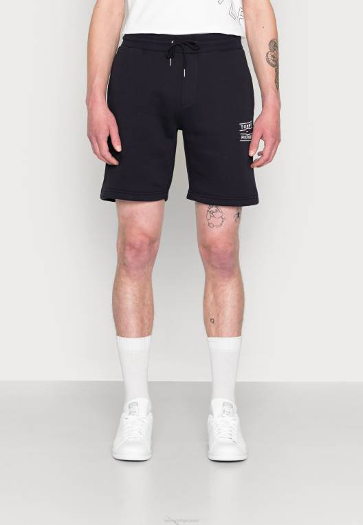 מכנסיים קצרים לשני המינים עם לוגו מוערם NX204834 שמיים מדבריים Tommy Hilfiger