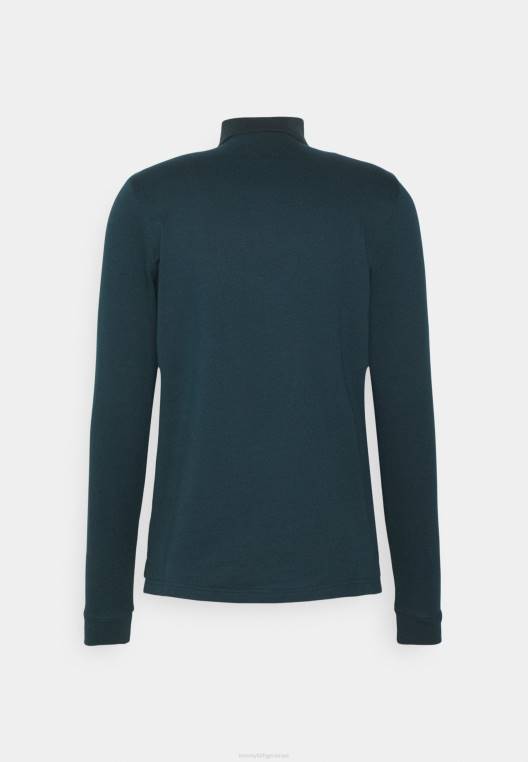 חולצת פולו דקה מולין NX204842 שפת אגם חשוך Tommy Hilfiger