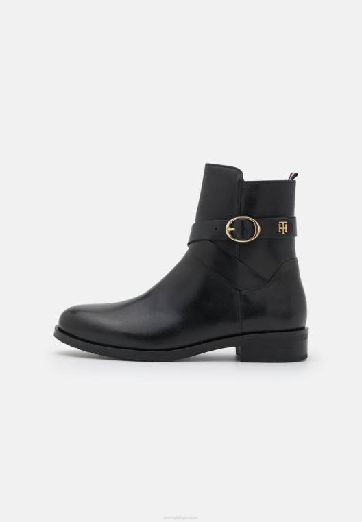 מגפיים שטוחים חגורה מגפיים קלאסיים NX204882 שָׁחוֹר Tommy Hilfiger