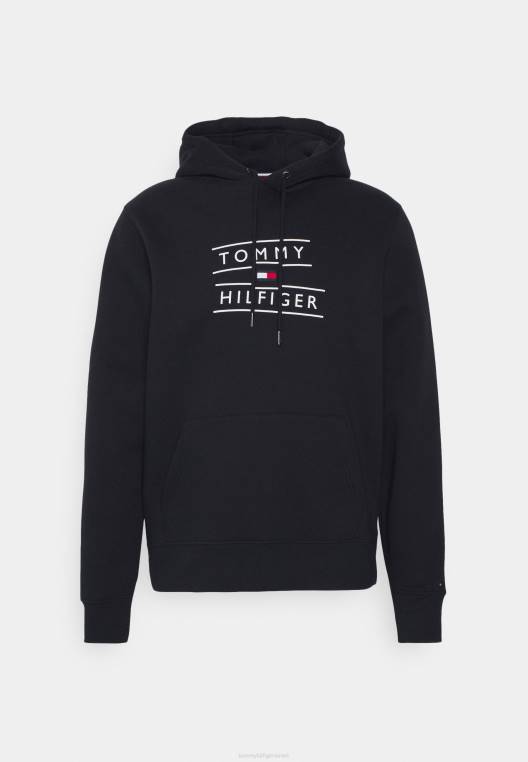 קפוצ'ון יוניסקס קפוצ'ון מוערם מודבק NX204907 שמיים מדבריים Tommy Hilfiger