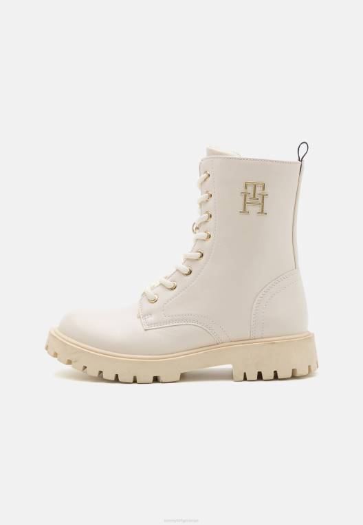 מגפוני שרוכים לשני המינים NX204916 צבע קרם Tommy Hilfiger