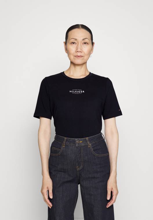 חולצת טריקו ממותגת חדשה NX204936 שמיים מדבריים Tommy Hilfiger