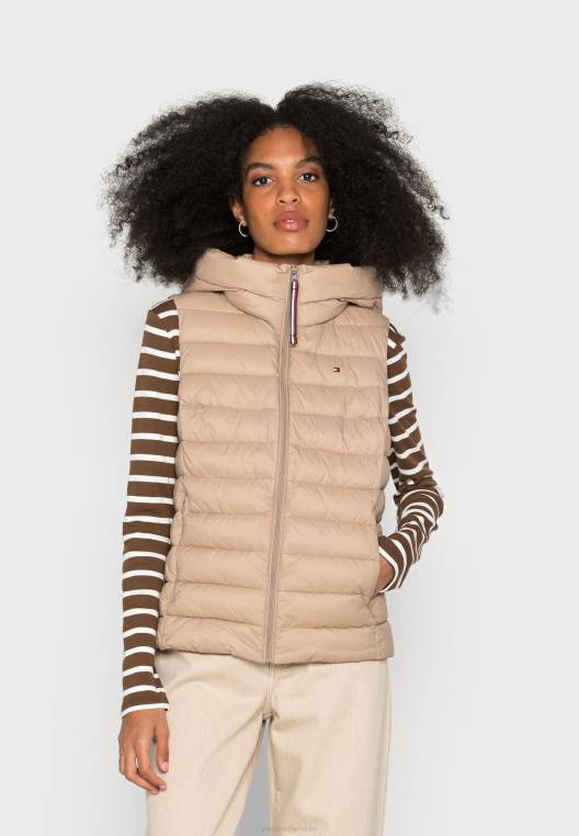 ווסט לוגו של סורונה NX204938 בז' Tommy Hilfiger