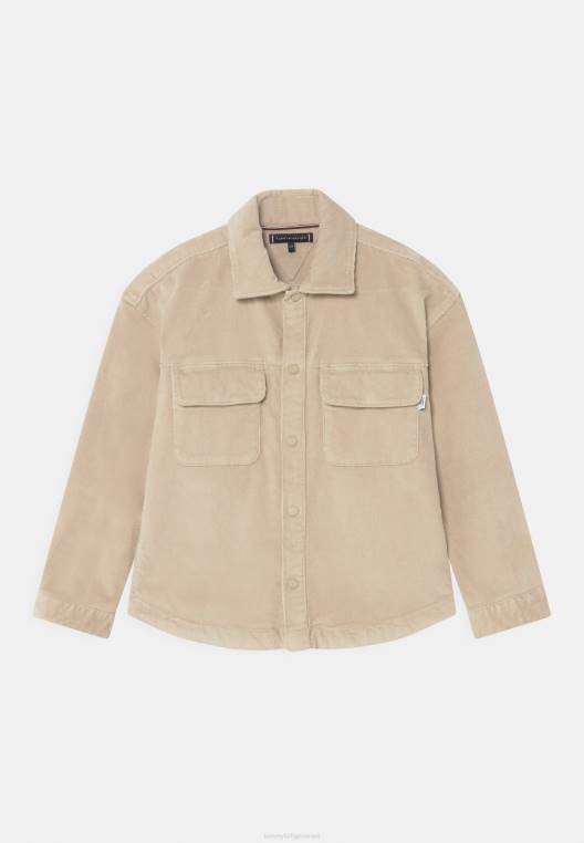 חולצת אובר-סקס NX204939 חול סוואנה Tommy Hilfiger