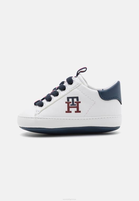 נעלי יוניסקס ראשונות NX204953 לבן כחול Tommy Hilfiger