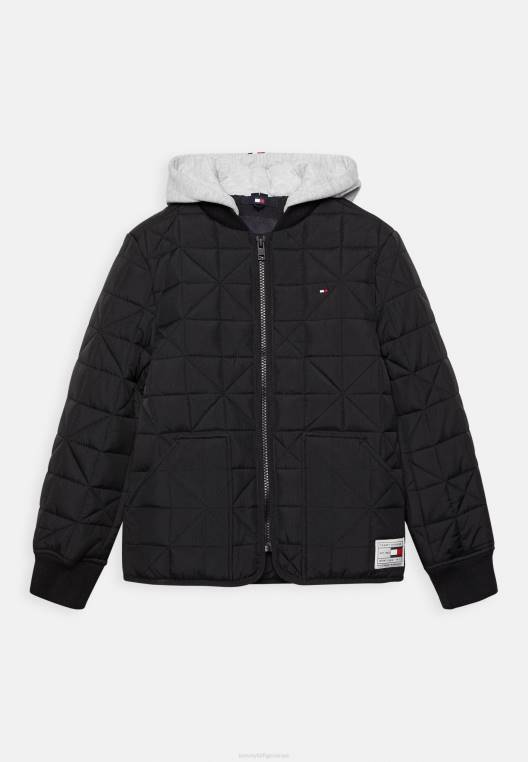 ז'קט קליל מרופד מרופד NX204970 שָׁחוֹר Tommy Hilfiger