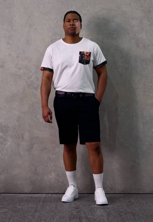 מכנסי חגורת ברוקלין NX204978 שמיים מדבריים Tommy Hilfiger