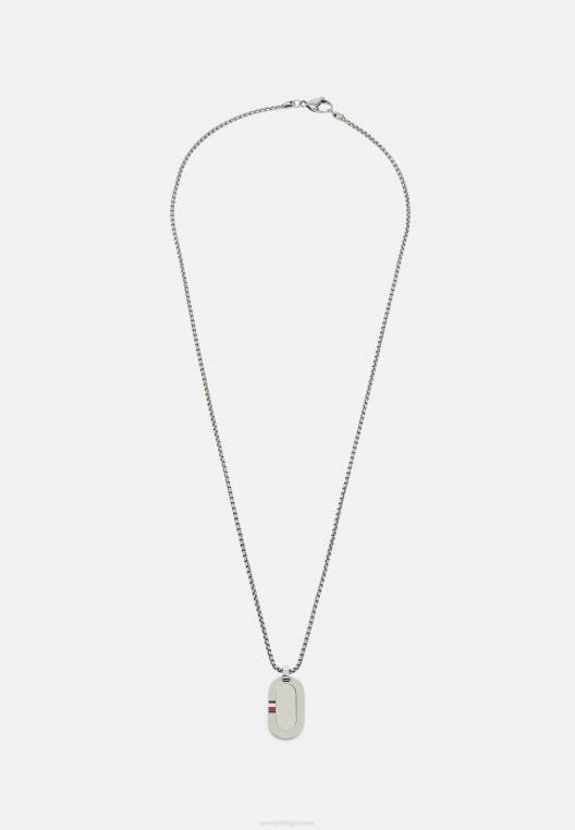 צמיד משפחתי מינימליסטי NX204988 בצבע כסף Tommy Hilfiger