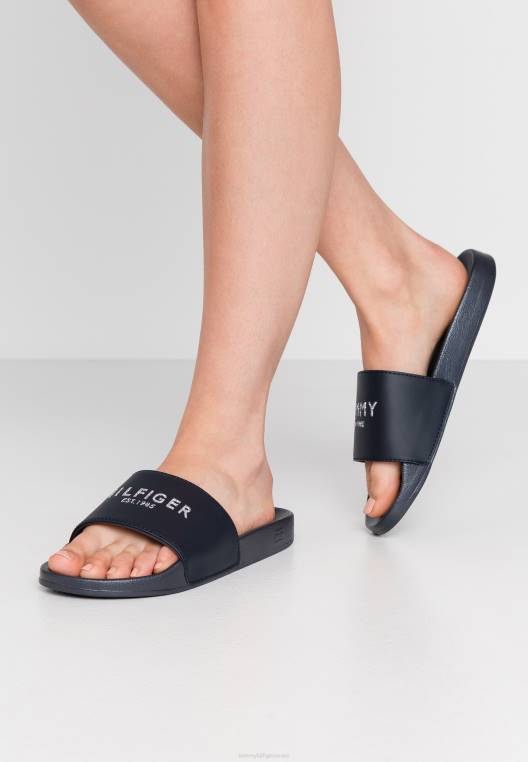 פרדות מגלשות בריכה נוצצות NX205002 שמיים מדבריים Tommy Hilfiger