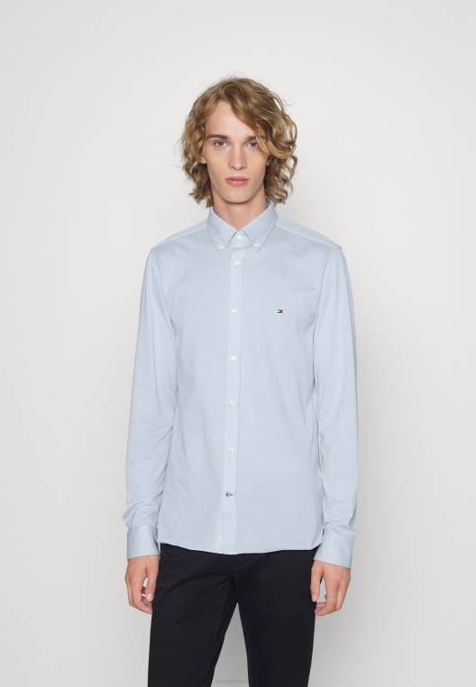 חולצה מוצקה NX205019 כחול מבריז Tommy Hilfiger