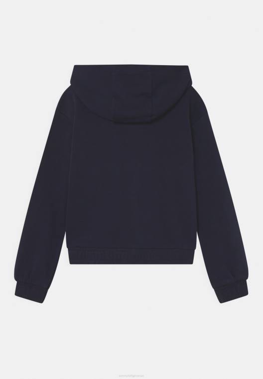 סווטשירט עם רוכסן גרפי NX205040 שמיים מדבריים Tommy Hilfiger