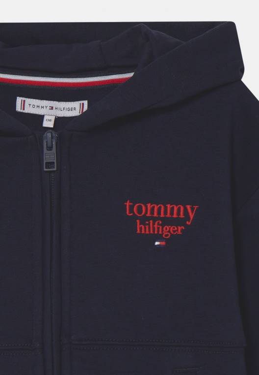 סווטשירט עם רוכסן גרפי NX205040 שמיים מדבריים Tommy Hilfiger