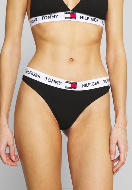 חוטיני NX205077 שָׁחוֹר Tommy Hilfiger