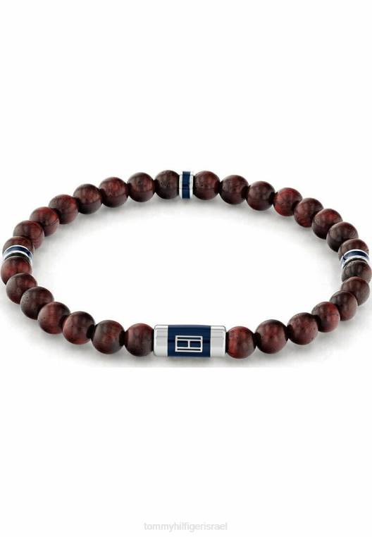 צמיד חרוזי עץ NX205087 חום Tommy Hilfiger