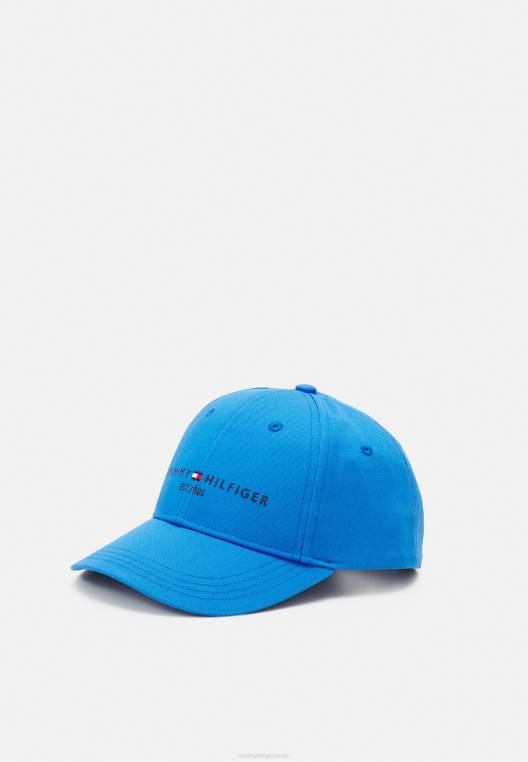 כובע ילדים מבוסס לשני המינים NX205090 כחול מהפנט Tommy Hilfiger
