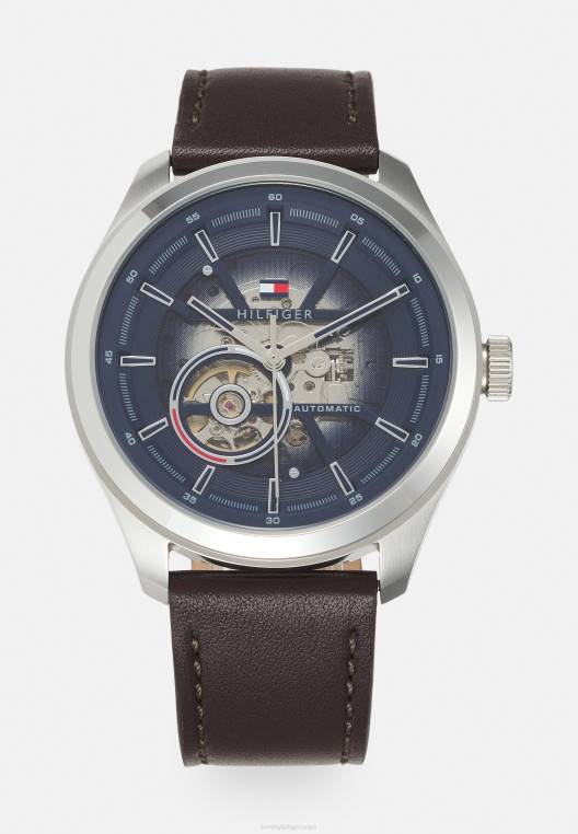 שעון כרונוגרף אוליבר NX205107 חום/כחול Tommy Hilfiger