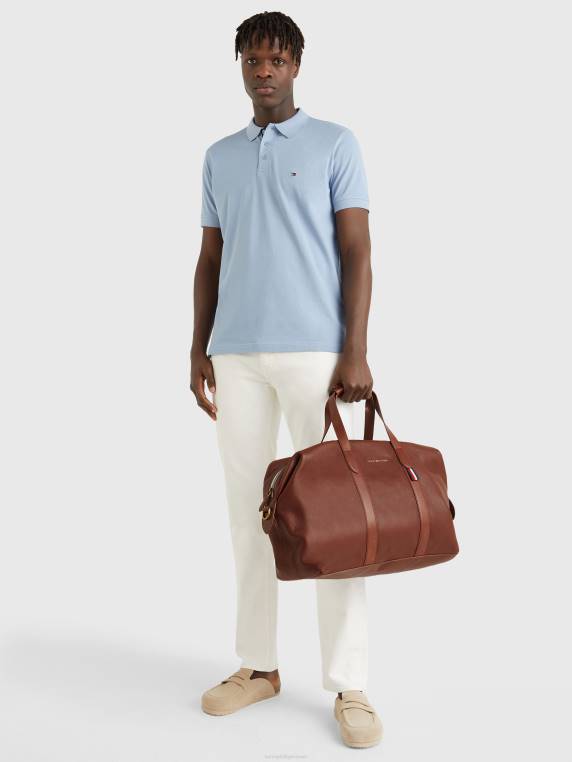 תיק דופל מעור פרימיום NX20511 שיזוף בריטי Tommy Hilfiger