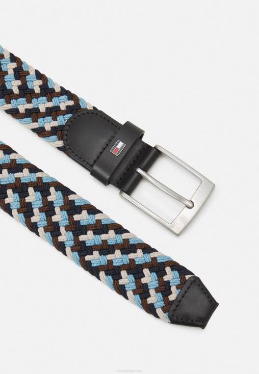 חגורה קלועה של אדן NX205124 רב צבעים עונתי Tommy Hilfiger