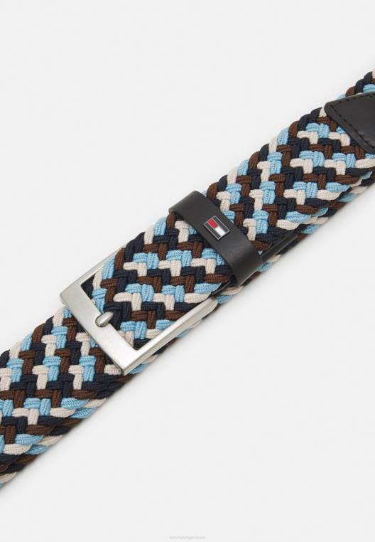 חגורה קלועה של אדן NX205124 רב צבעים עונתי Tommy Hilfiger