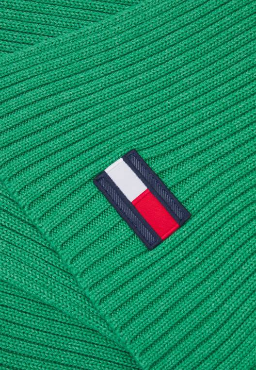 צעיף דגל גדול צעיף לשני המינים NX205141 מלכיט ירוק Tommy Hilfiger