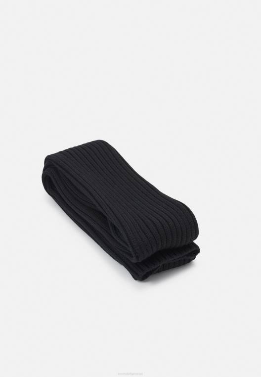 צעיף דגל גדול צעיף לשני המינים NX205142 שָׁחוֹר Tommy Hilfiger