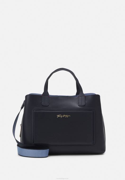 תיק ילקוט איקוני NX205147 שמיים מדבריים Tommy Hilfiger