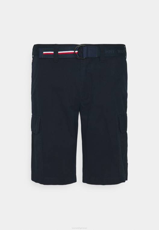 מכנסי חגורת חגורת ג'ון קרגו NX205170 שמיים מדבריים Tommy Hilfiger