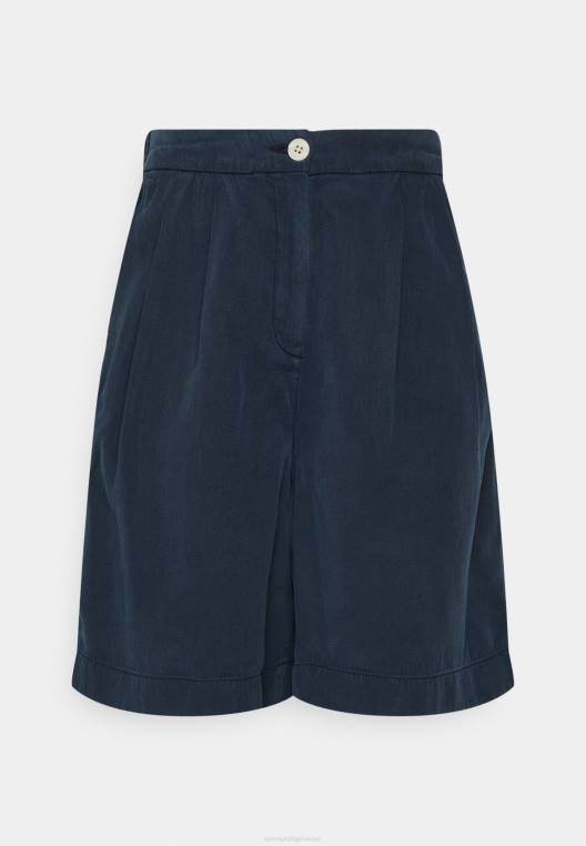 משיכה עם קפלים במכנסיים קצרים NX205178 שמיים מדבריים Tommy Hilfiger